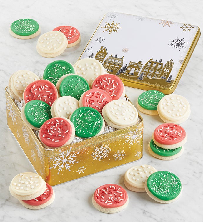 Holiday Village Gift Tin – Holiday Cut-Outs